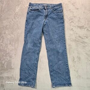 Sonoma Goods For Life Everyday Jean Medium Wash Blue Straight Leg Size 14